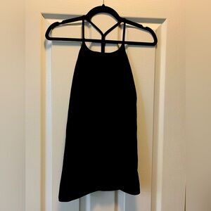 Lulu lemon tank top, black, size 8